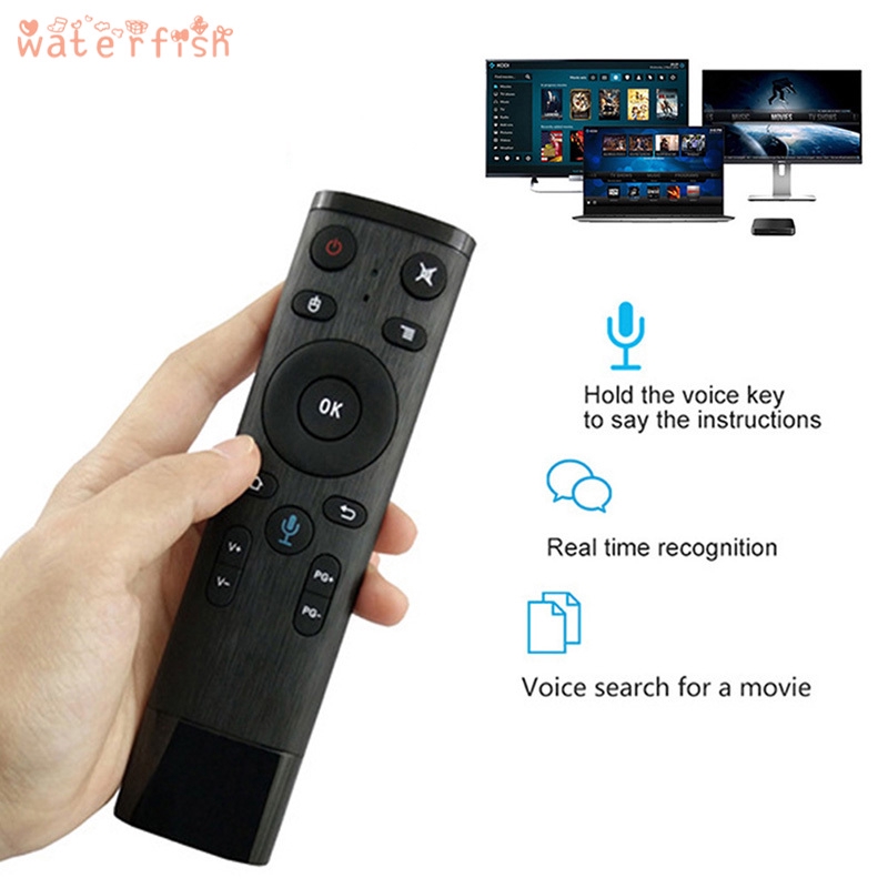 Chuột Bay Điều Khiển Bằng Giọng Nói Bluetooth / 2.4ghz Cho Smart Tv Android Box Iptv