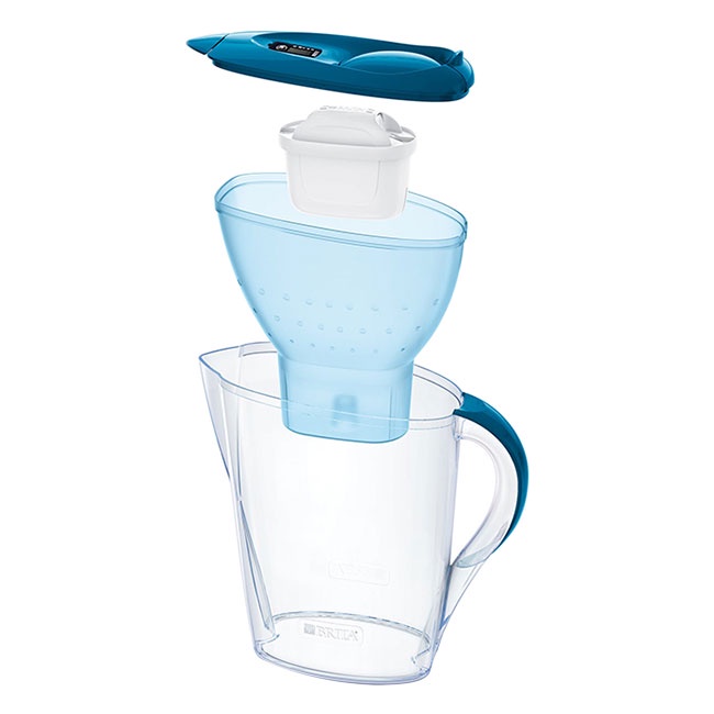 Bình lọc nước Brita 2.4L kèm 6 lõi lọc