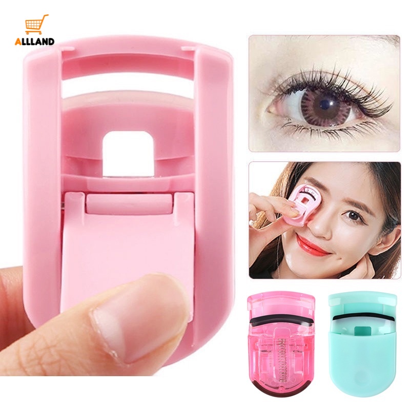 Dụng Cụ Bấm Cong Mi Mini Nhiều Màu Sắc Kèm Băng Keo Dán Thay Thế Tiện Dụng