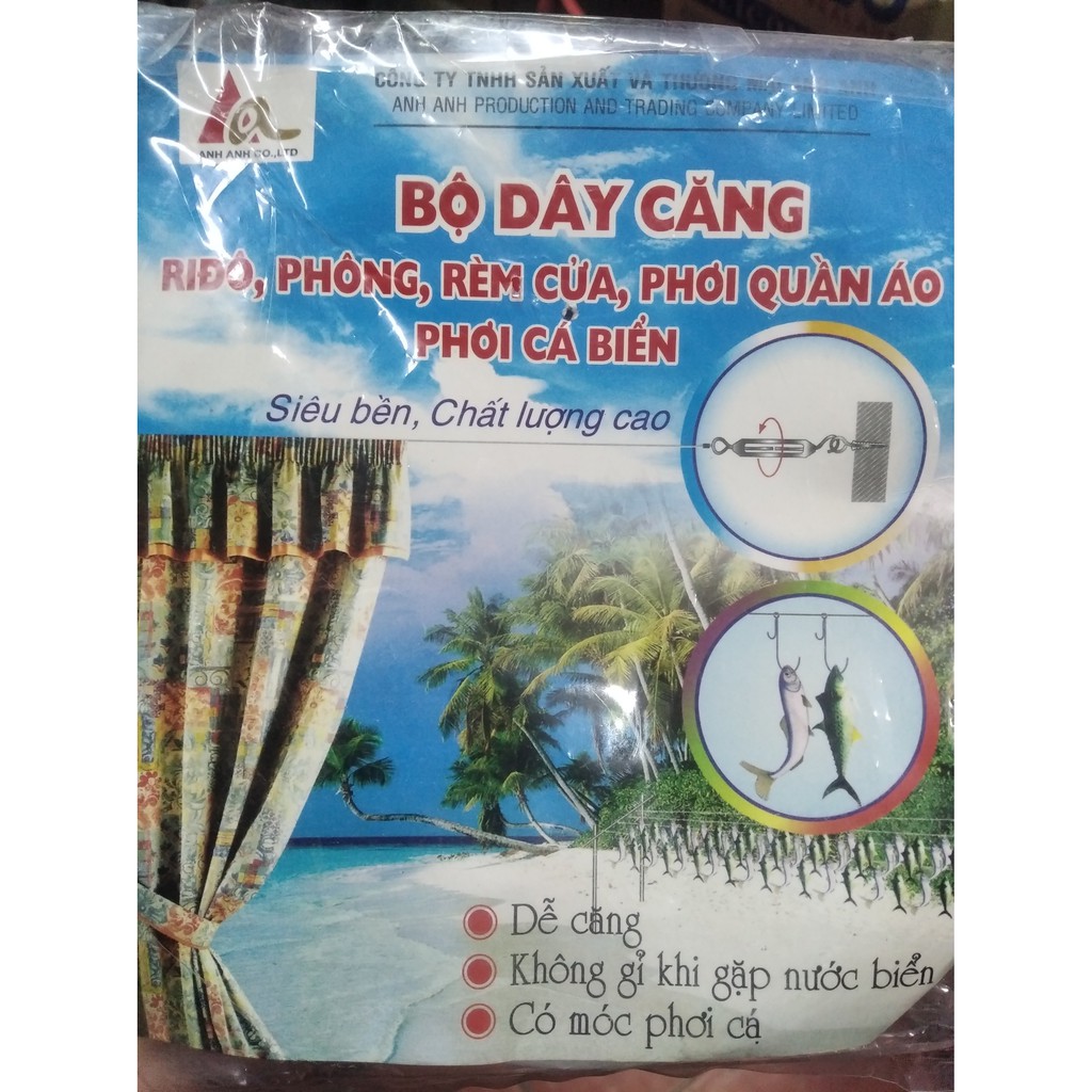 DÂY CĂNG RIDO, PHÔNG, RÈM CỬA, PHƠI QUẦN ÁO