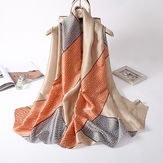 Khăn Choàng Lụa Dài Họa Tiết Size 90*180cm