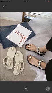 SANDAL XỎ NGÓN ĐÍNH HỘT
