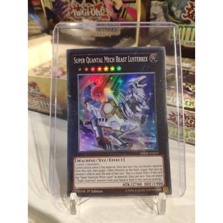 Lá bài thẻ bài Yugioh Super Quantal Mech Beast Lusterrex – Super Rare - Tặng bọc bài nhựa bảo quản