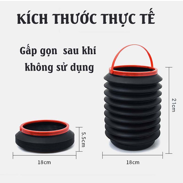 Thùng Rác Mini, Thùng Rác Gấp Gọn Tiện Ích COCA.T