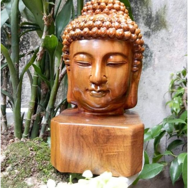 Tượng phật a di đà gỗ bách thơm