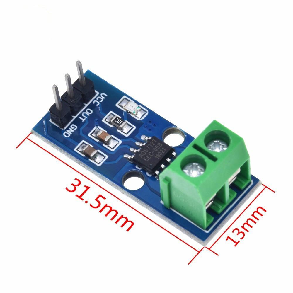 SENSOR Mô Đun Cảm Biến Dòng Điện 5a 20a 30a Acs712 Dành Cho Arduino Acs712Telc- 5a / 20a / 30a