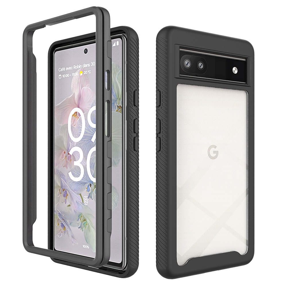 Ốp Điện Thoại Trong Suốt Chống Sốc Bảo Vệ 360 Độ Cho Google Pixel 6A 7 6 Pro 5A