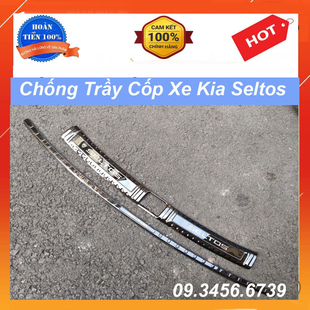 Chống Trầy Cốp Xe Kia Seltos 2020 2021 2022 Mẫu Titan