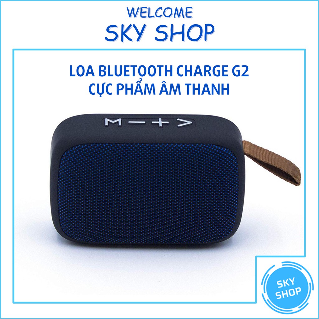 Loa Bluetooth Mini cầm tay Charge G2 - Có ổ cắm USB Loa bluetooth g2 bluetooth âm thanh cực chất