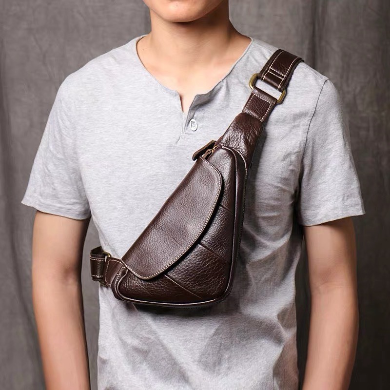 TÚI CHÉO DA THẬT THIẾT KẾ CÁ TÍNH DB51