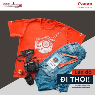 THANH LÝ - Áo Canon marathon 2017(hàng new)