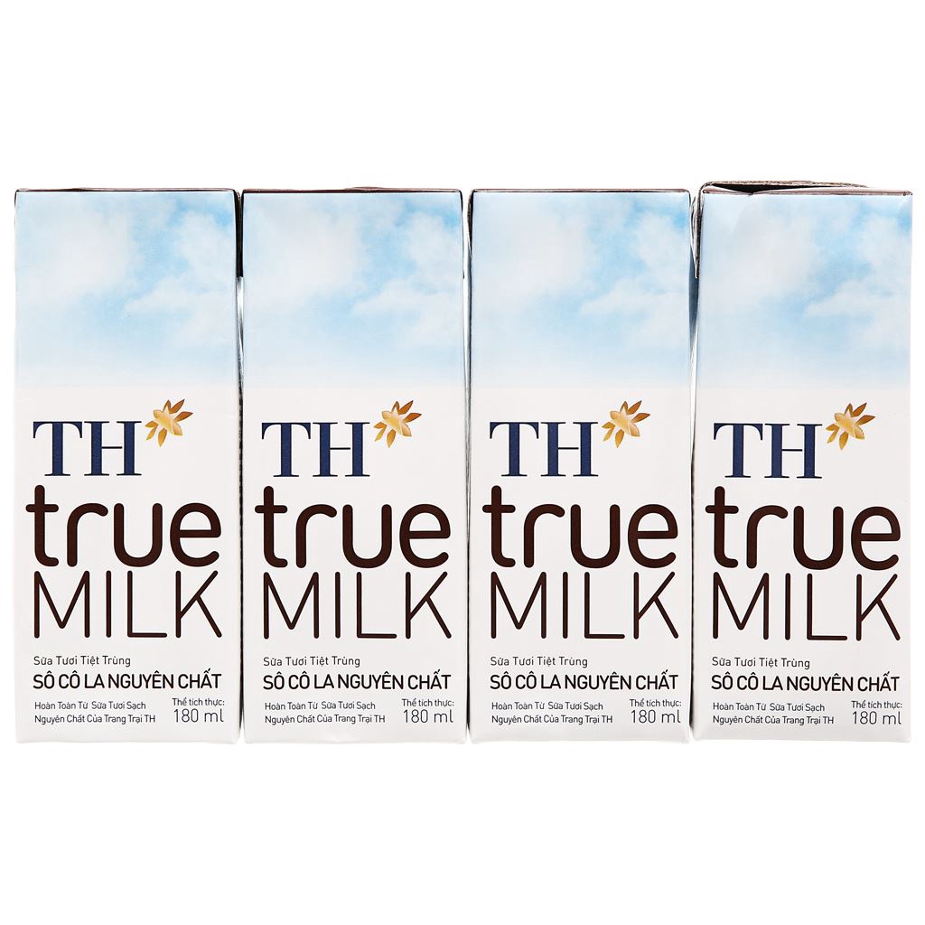 THÙNG 48 HỘP 180ML SỮA TH TRUE MILK