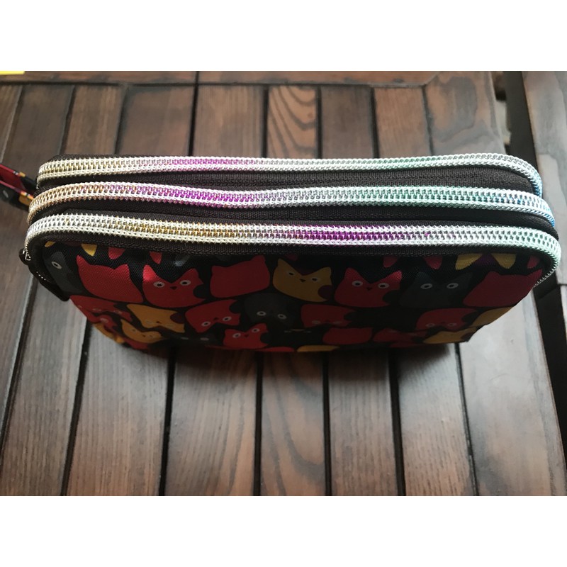 Ví Hoa cầm tay 3 ngăn vải dù siêu bền