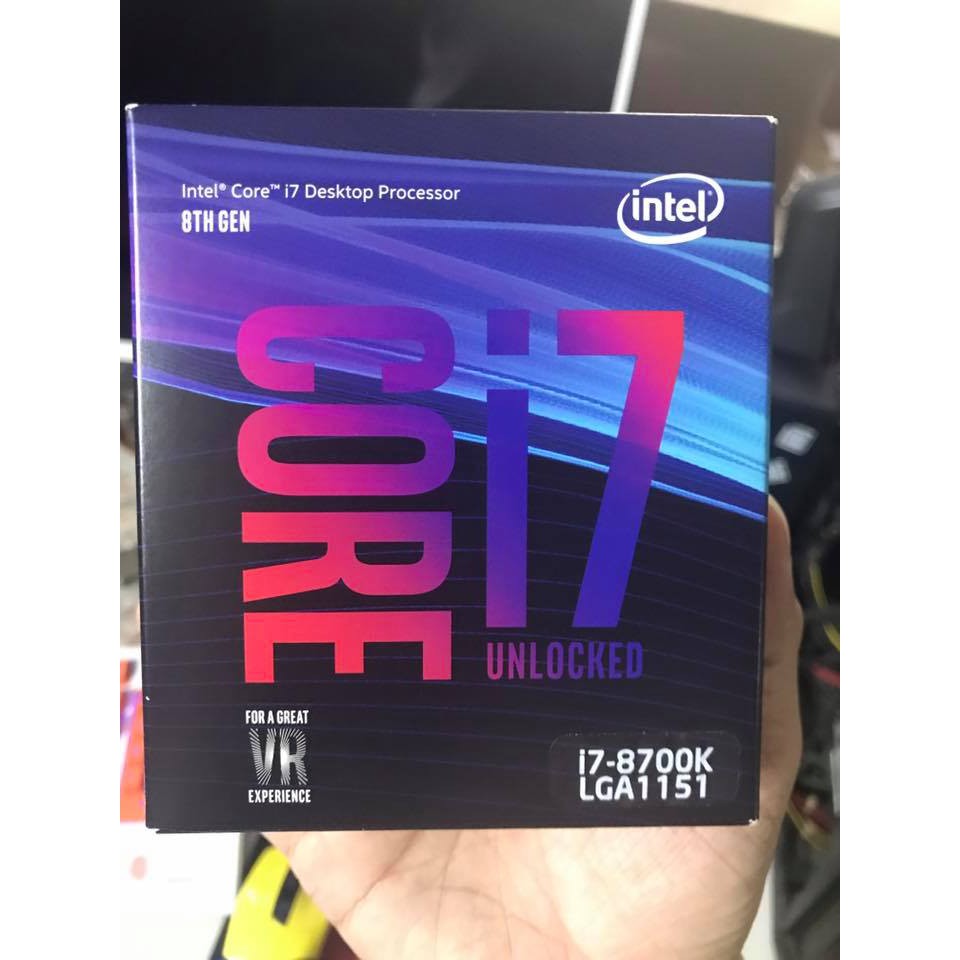 CPU Core i7 8700k New seal Full Box