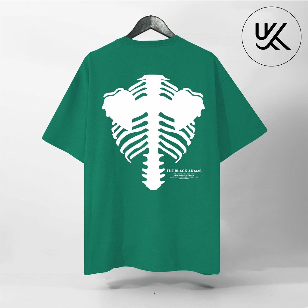 Áo thun tay lỡ The Black Adams, Áo thun unisex nam nữ form rộng oversize chất liệu Cotton