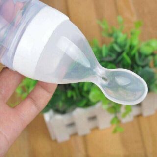 Bình thìa ăn dặm silicon