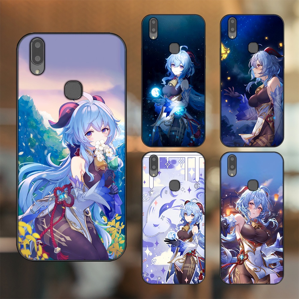 Ốp lưng Vivo V9, Y85, V11i viền đen in hình Ganyu Genshin Impact