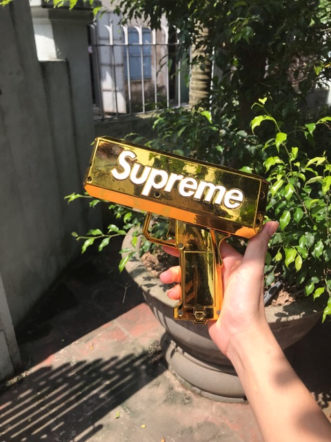 Súng Bắn Tiền Supreme Gun Money Full Box Chữ Nổi Loại XỊn