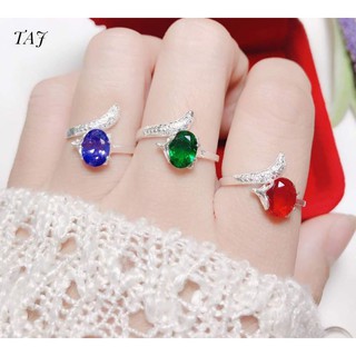 nhẫn hồ ly bạc ta đủ màu
