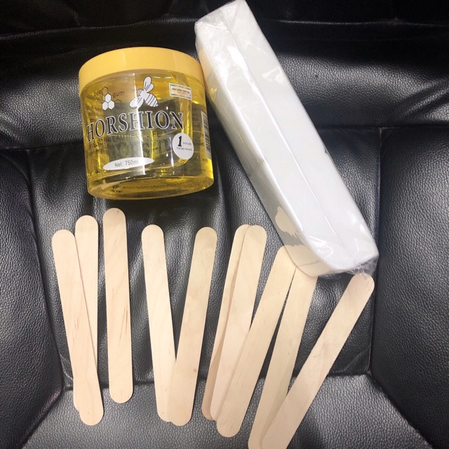 Combo Sáp Wax Lông Horshion Hàn Quốc + 1 Gói Kèm Giấy Wax + 10 que | BigBuy360 - bigbuy360.vn