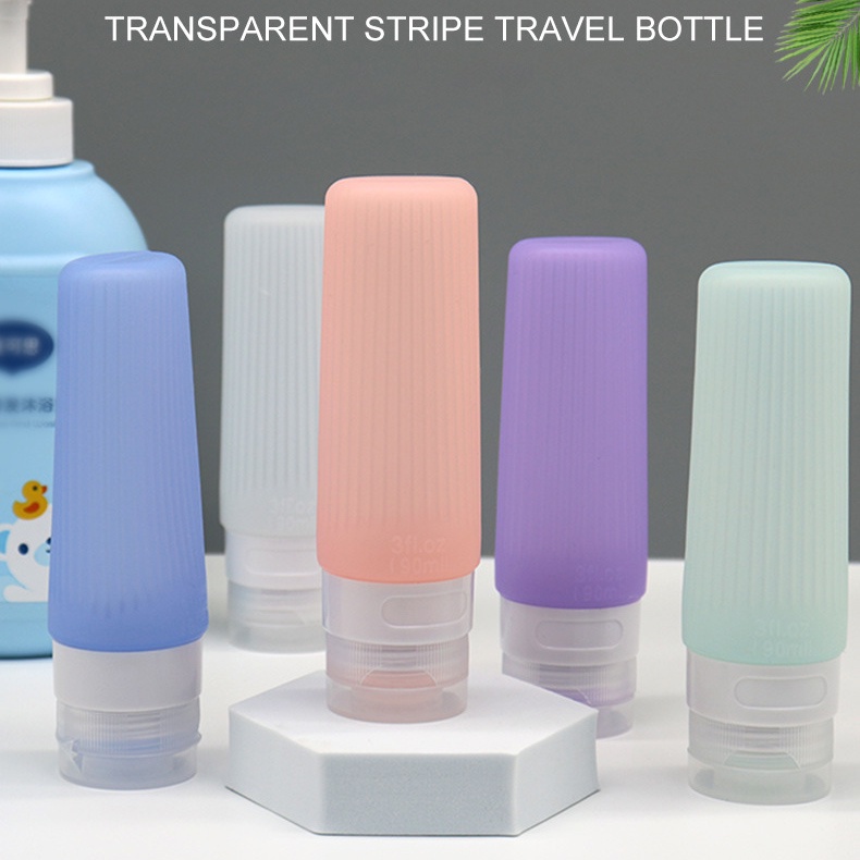 Chai Chiết Dầu Gội / Mỹ Phẩm Du Lịch Bằng Chất Liệu Silicone