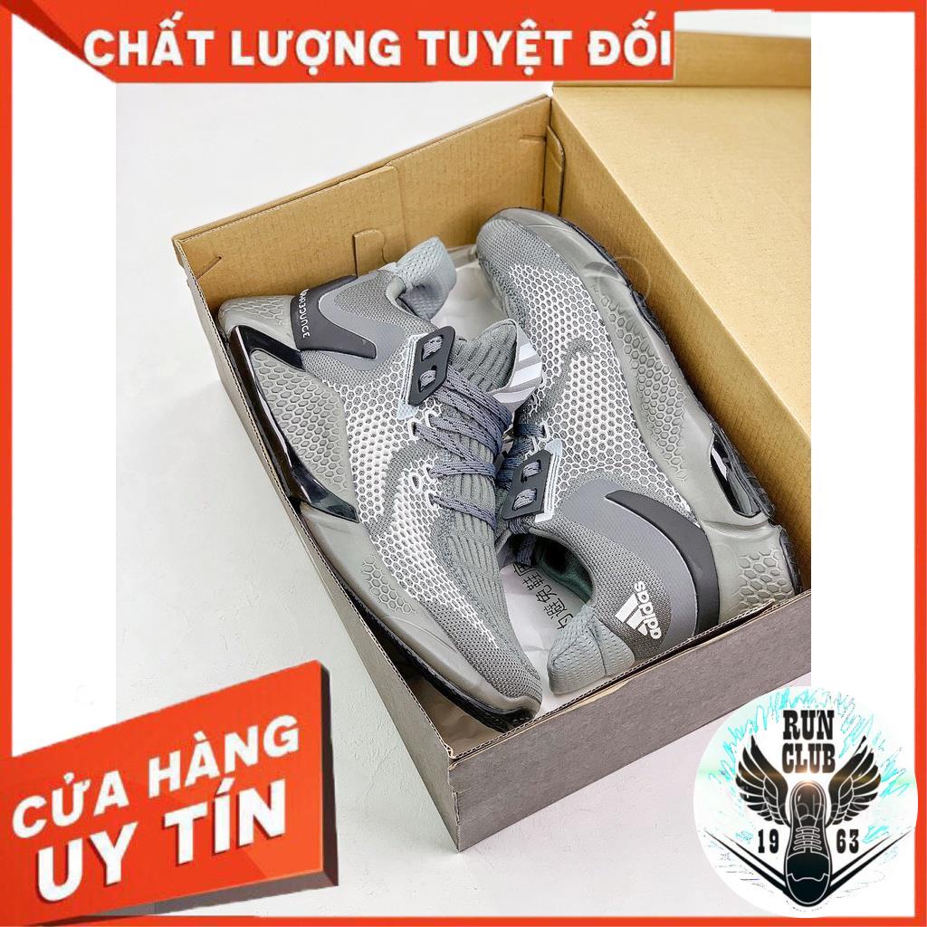 giày thể thao nam alphabounce instinct xám đen, sneaker nam nữ [run.club]