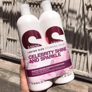 Cặp Dầu Gội Và Dầu Xả Tigi trắng S factor Shampoo & Conditioner 750ml Trắng