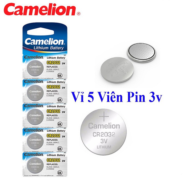 PIN CR2032 CAMELION - VĨ 5 VIÊN - 000235