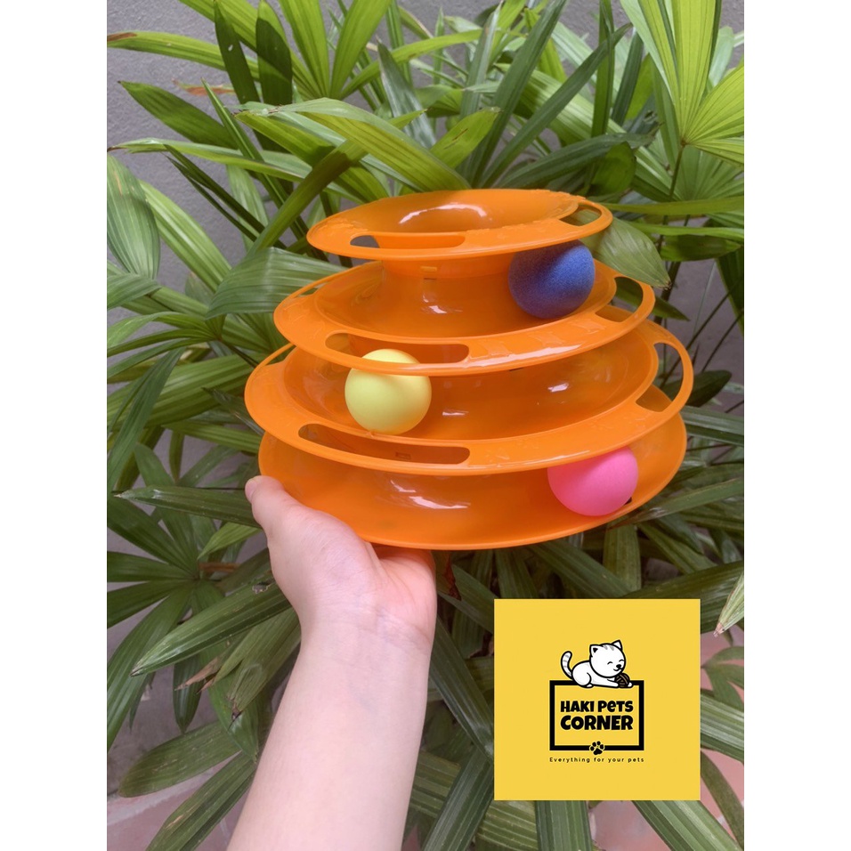 Đồ chơi cho mèo, Tháp bóng 3 tầng cho mèo