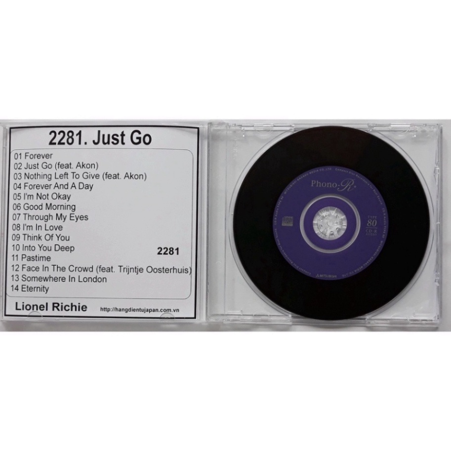Bộ 4 CD ca sĩ nước ngoài Lionel Richie ( 2281 - 2284 )0