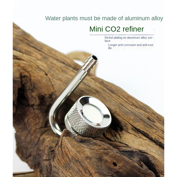 Dụng Cụ Bơm Oxy Bằng Hợp Kim Nhôm carbon dioxide Cho Bể Cá Cảnh co2