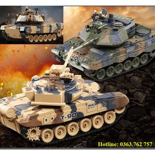 Đồ chơi xe tăng cao cấp, phun khói - bắn đạn