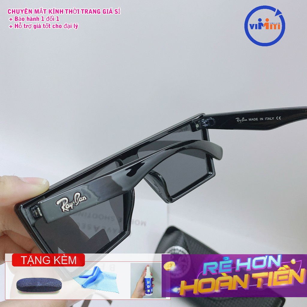 Kính thời trang nam Rayban gọng vuông mẫu mới 2021, tròng chống tia uv 400 | BigBuy360 - bigbuy360.vn