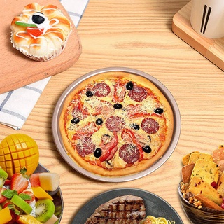 Khuôn nướng pizza, khuôn bánh pizza tròn bằng thép carbon cao cấp các size