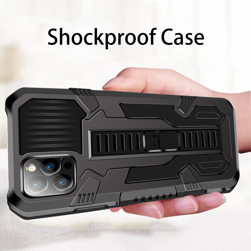 Ốp điện thoại mềm chống sốc có giá đỡ cầm nắm cho Realme C21 C21Y C20 C11 C2021 C11 C17 C12 C15 C25 C3 C2 C1