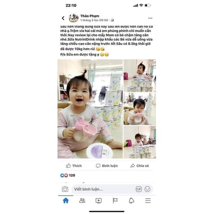 Sữa Nutrinidrink tăng cân Đức