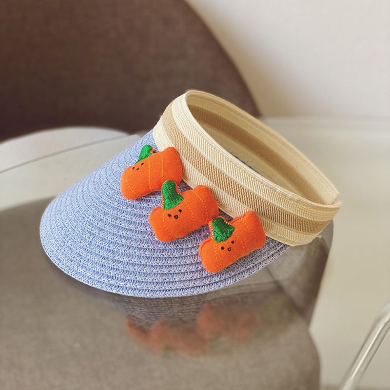 Mũ Lưỡi Trai Hở Chóp Chống Nắng Họa Tiết Trái Cây Hoạt Hình Dễ Thương Cho Bé