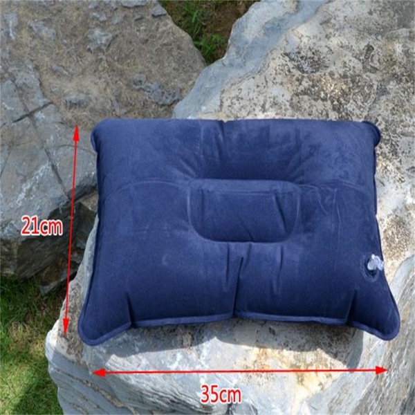 Gối Ngủ Bơm Hơi Nén Khí Không Trượt Thiết Kế Dùng Khi Đi Du Lịch Ngoài Trời