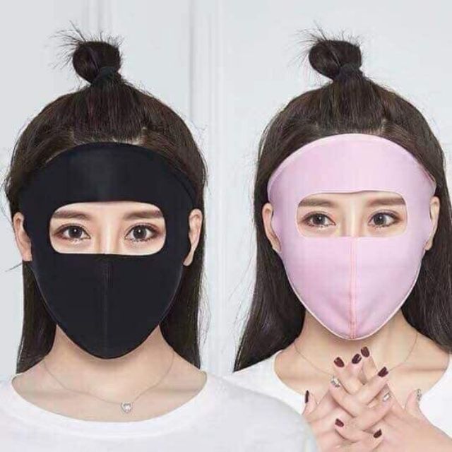 Khẩu  trang NINja   bịt  mặt bất chấp  nắng ,bụi