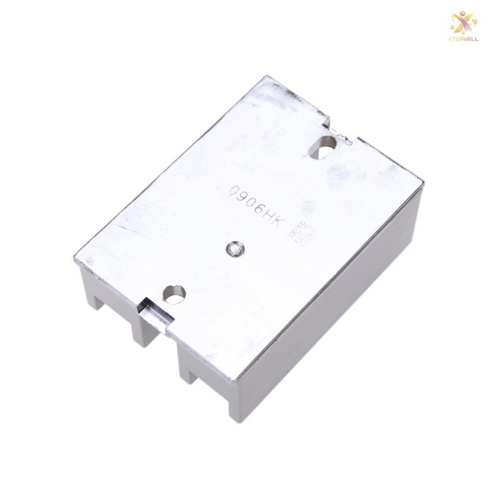 E&T 24V-380V 40A SSR-40 DA Solid State Relay Module for PID Temperature Controller 3-32V DC To AC