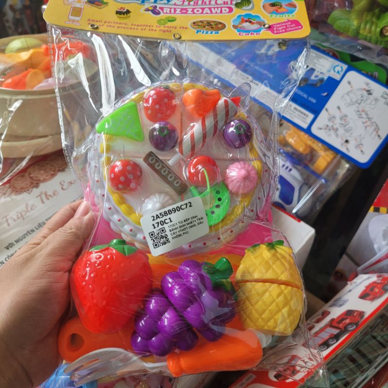 TÚI ĐỒ CHƠI CẮT BÁNH SINH NHẬT-THỨC ĂN NHANH