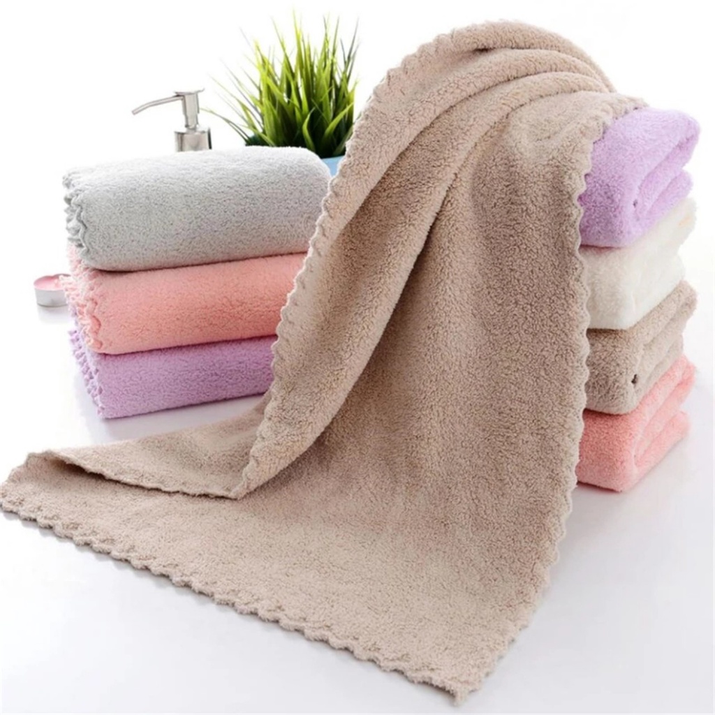 KHĂN MẶT SỢI BÔNG HÀN QUỐC MỀM MỊN 32x52cm