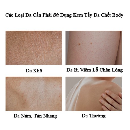 Tẩy Da Chết Body Trắng Da Shea Butter Body Scrub 250g Của Maycreate | BigBuy360 - bigbuy360.vn