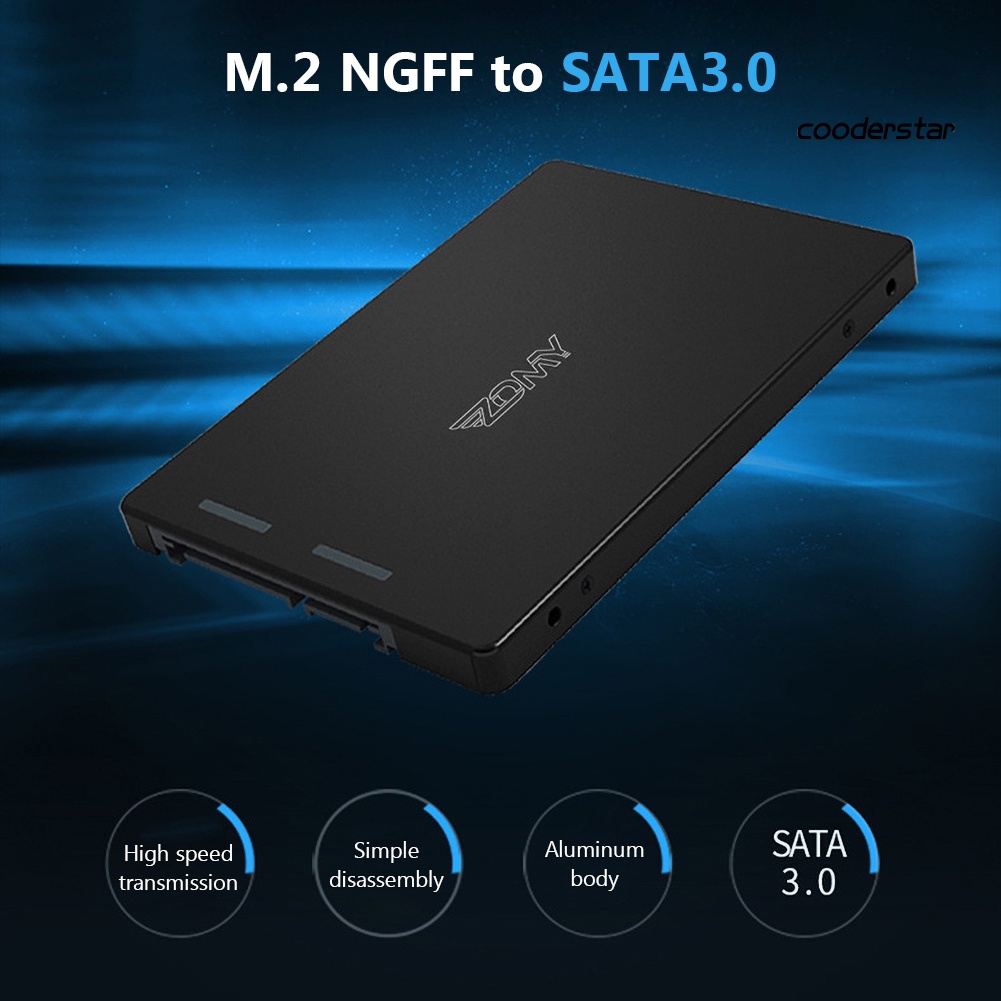 Hộp Đựng Ổ Cứng Ssd Chuyển Đổi Cood-St M.2 Ngff Sang Sata 3.0 2.5inch