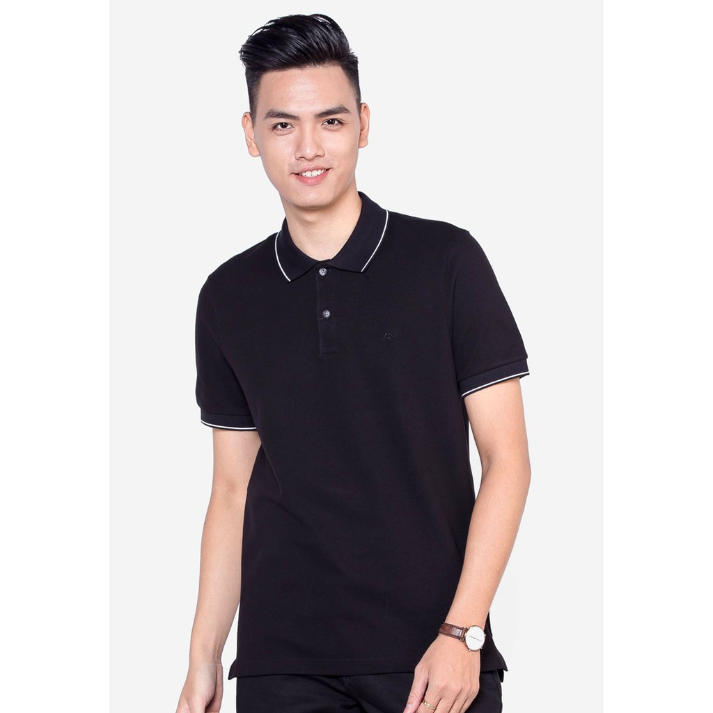 Áo phông nam màu trắng - Áo thun nam có cổ chất cá sấu cao cấp hàng đẹp xuất dư co giãn tốt | BigBuy360 - bigbuy360.vn