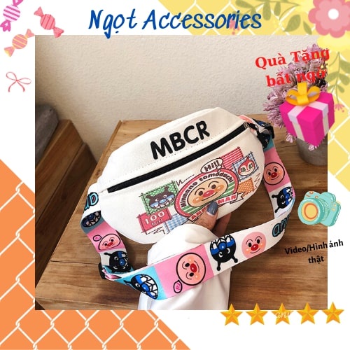 Túi Bao Tử Nam Nữ Đeo Chéo Chất Liệu Vải Cao Cấp Phong Cách Hàn Quốc Thời Trang Ngọt Accessories Giá Rẻ