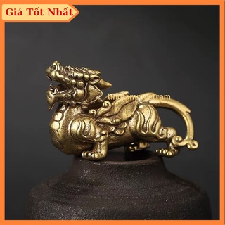Tượng đồng tỳ hưu phong thủy kì lân mini tượng kỳ lân trấn trạch