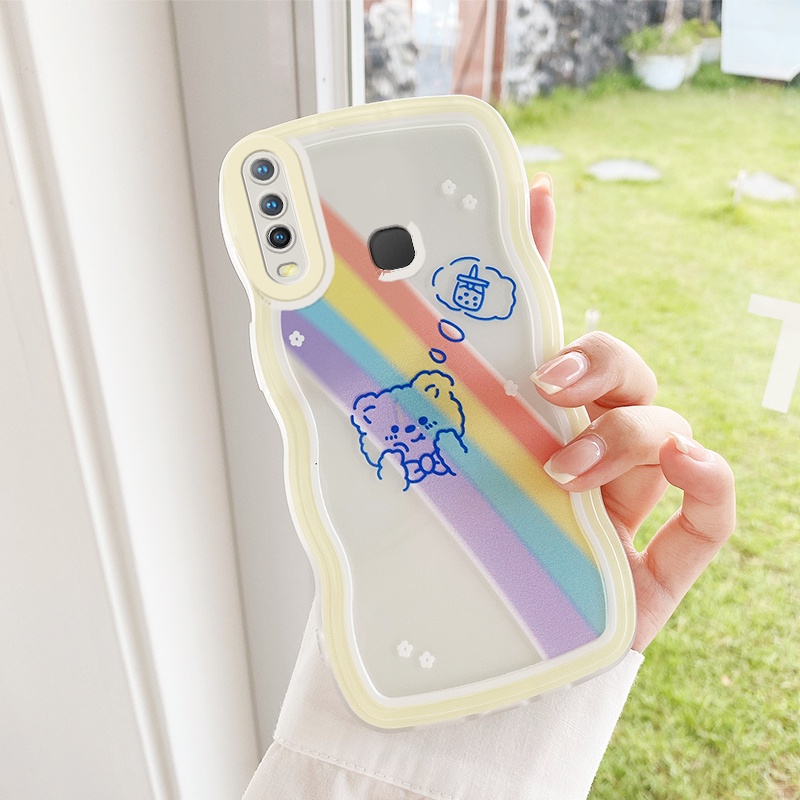 ốp lưng Vivo Y17 ốp lưng Vivo U10 ốp lưng Vivo Y15 Y12 Ốp Điện Thoại Dẻo Trong Suốt Họa Tiết Hoạt Hình Dễ Thương Cho Vivo Y12 Y15 Y17 U10