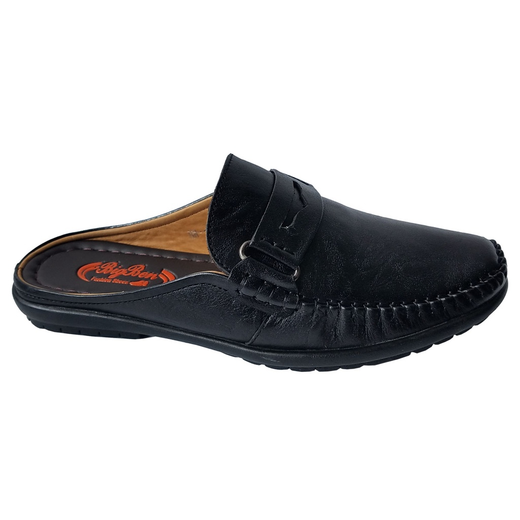 Dép Bít Mũi Nam BIGBEN Da Bò Thật Cao Cấp SB45