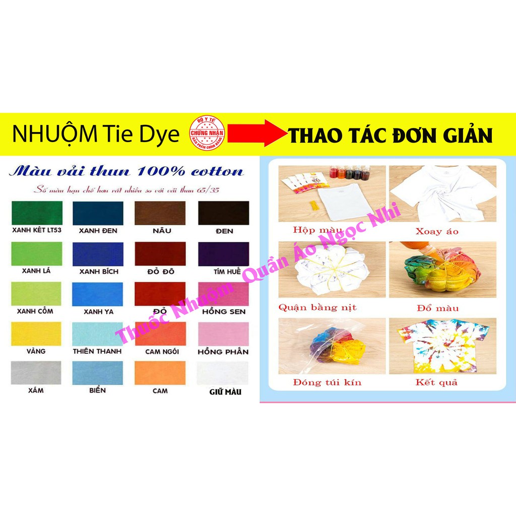 Nhuộm Áo TIE Dye